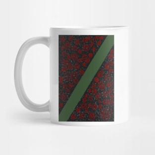 Christmas swirl patchwork pattern Mug